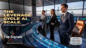 advisor math shifting due to AI scale and platform economics